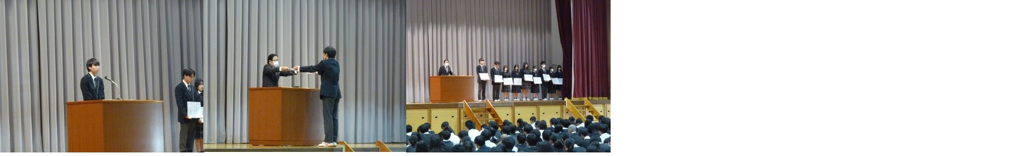 新生徒会役員「任命式」実施